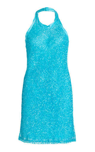 Exclusive Queen Mini  Dress In Sequin Net