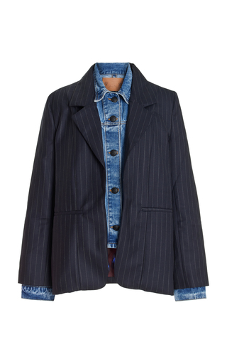 City To Mountain Wool And Denim Jacket